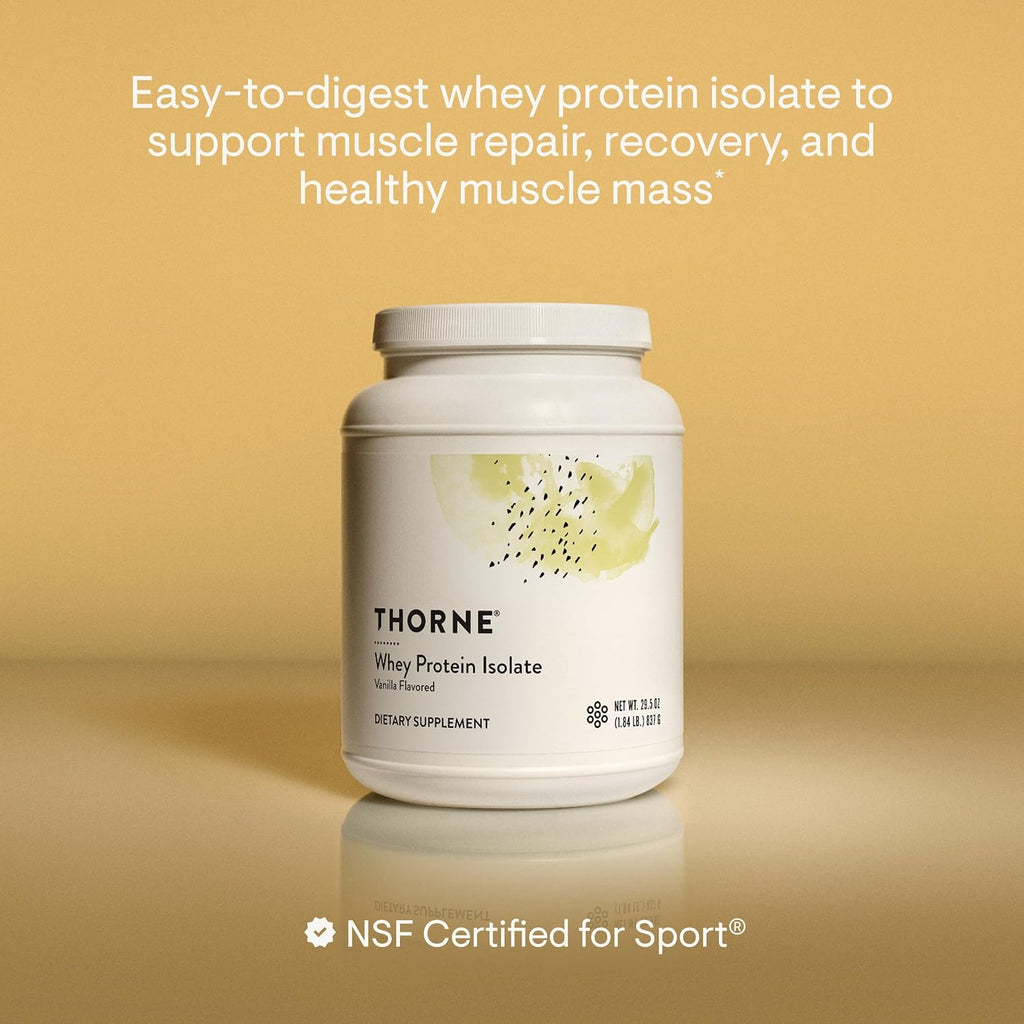 Thorne Whey Protein Isolate, Balanced Amino Acids Profile